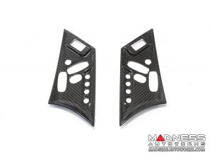 Jaguar F-TYPE Interior Trim - Carbon Fiber - Seat Adjustment Control Cover Trim Kit - Pre 2018